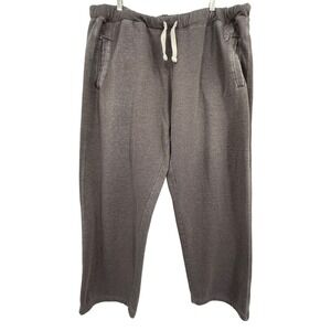 Vintage Roebuck & Co Buck Logo Mens Gray Sz XXL Fleece Sweatpants Y2K Activewear